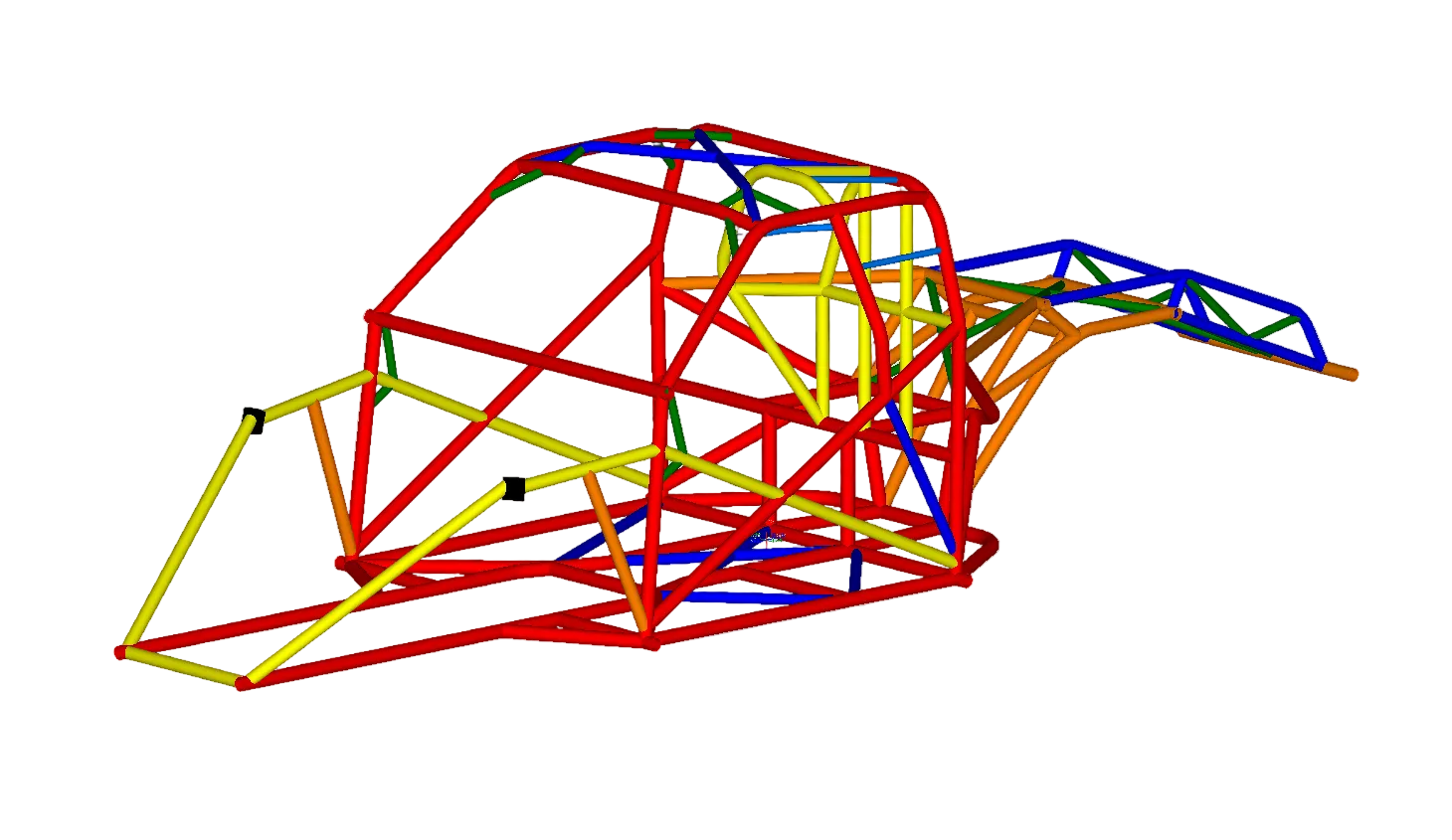 82-93 1st Gen S-10/ Blazer 25.2 ELITE Cage Kit – Moore Race Chassis
