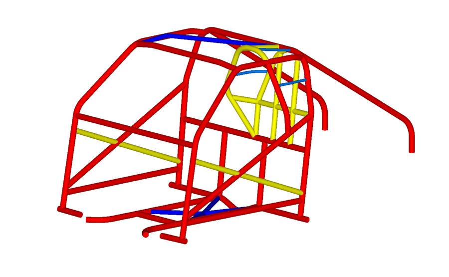 S10 Rear Cage 82-93 1st Gen S10 / Blazer Rollcage Kits – Moore Race Chassis