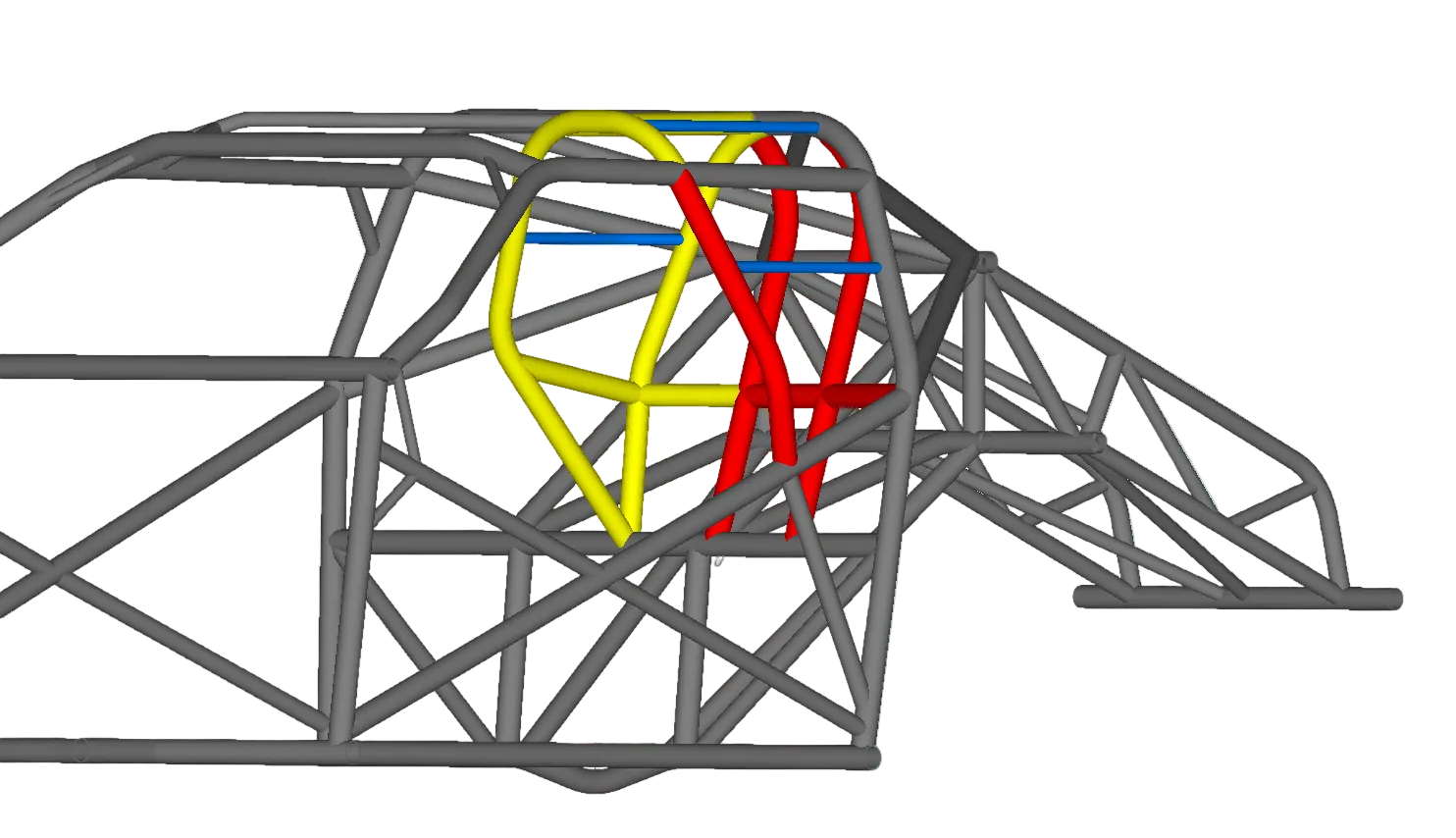 Driver Front Display Structure Driver Structure Kit – Moore Race Chassis