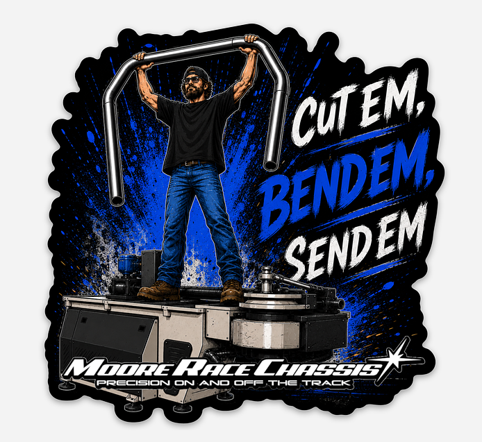Cut Em.Bend Em.Send Em. Sticker