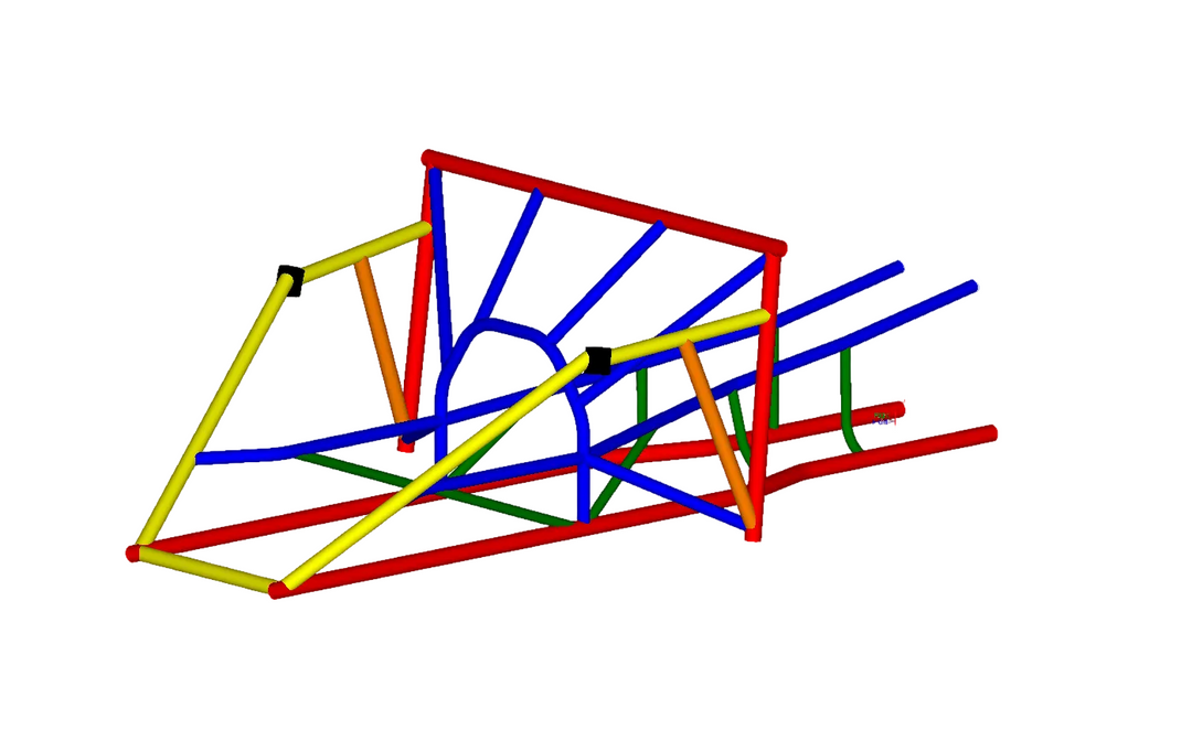 S10 Rear Cage 82-93 1st Gen S10 / Blazer Rollcage Kits – Moore Race Chassis